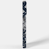 Monogram Modern Leopard Print Glitzer Personalisie Case-Mate iPhone Hülle (Rückseite / Rechts)