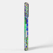 Monogram Modern Mermaid Glitzer Green Blue Case-Mate iPhone Hülle (Rückseite / Rechts)