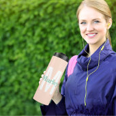 Monogram Modern Minimalistisch Bold Niedlich Initi Thermosbecher