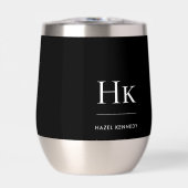 Monogram Modern Minimalistisch Elegante Mit Monogr (Vorderseite)