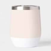 Monogram Modern Minimalistisches Script Blush Pink (Rückseite)