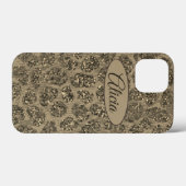Monogram Modern Mosaik Animal Print Case-Mate iPhone Hülle (Rückseite (Horizontal))