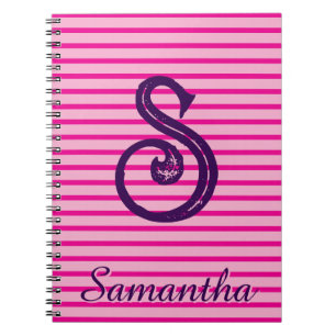 Monogram Modern Preppy Rückkehr-zur-Schule-Notizbu Notizblock