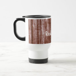 Monogram Modern Rosen Brown Travel Mug Reisebecher