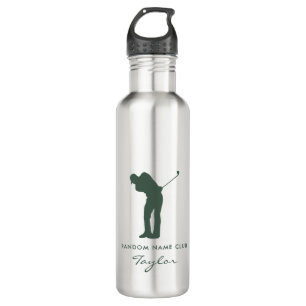 Monogram Modern Sage Grün Golfclub personalisierte Edelstahlflasche