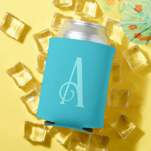 Monogram Modern Simple Aquamarin Dosenkühler