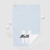 Monogram, Modern Simple Name Golfhandtuch (Insitu)