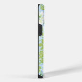 Monogram Modern Spring Primel Blumenmuster iPhone Hülle (Rechte Seite)