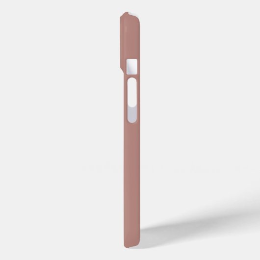 Monogram Modern Stylish Beige Case-Mate iPhone Hülle (Rückseite / Links)