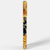 Monogram Modern Sunflower Glitzer Personalisiert Case-Mate iPhone Hülle (Rückseite / Rechts)