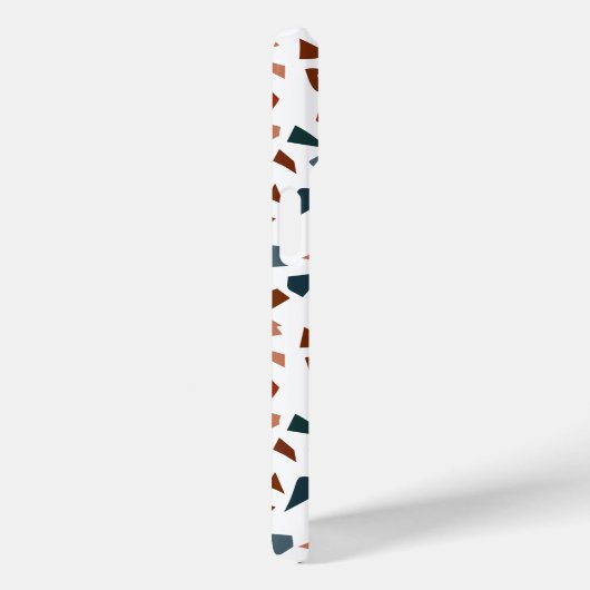 Monogram Modern Terrazzo Mosaic Muster Case-Mate iPhone Hülle (Rückseite / Rechts)