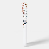 Monogram Modern Terrazzo Mosaic Muster Case-Mate iPhone Hülle (Rückseite / Links)