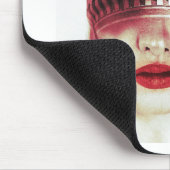 Monogram, moderne einzigartige Imaging Collage Art Mousepad (Ecke)