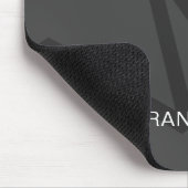 Monogram Moderne Fette Typografie Professionell Mousepad (Ecke)