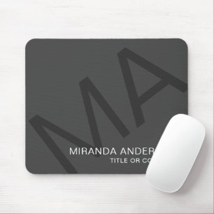 Monogram Moderne Fette Typografie Professionell  Mousepad