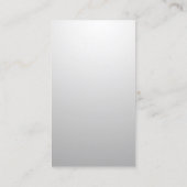 Monogram Moderne Pianistin Musikermusik Visitenkarte (Rückseite)