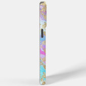 Monogram Moderner Abstrakter Glitzer Personalisier Case-Mate iPhone Hülle (Rückseite / Rechts)