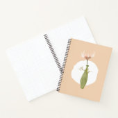 Monogram, moderner Aquarell Notizblock (Innenseite)