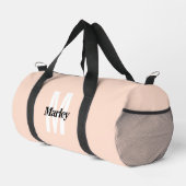 Monogram Modernes Niedliches Fett Roush Pink Chic Duffle Bag (Rechte Ecke)