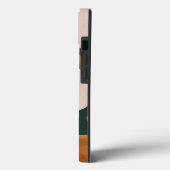 Monogram modernes Rostgrün abstrakt stilvoll elega Case-Mate iPhone Hülle (Rückseite / Links)