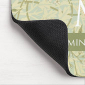 Monogram Morris Jasmine Vintag Floral Individuelle Mousepad (Ecke)