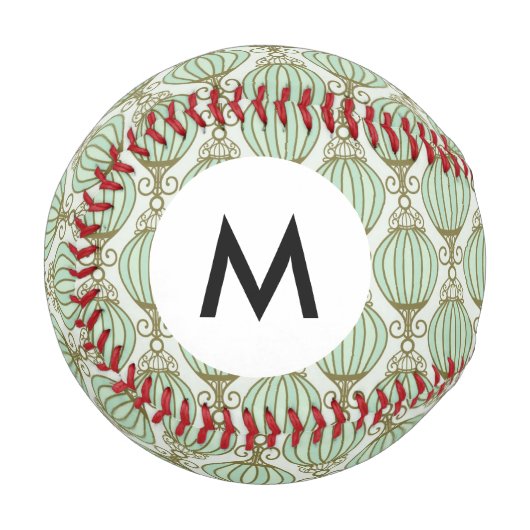 Monogram Motton Blue Muster Baseball (Vorderseite Links)