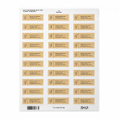 Monogram Mr. & Mrs Bowling Lane Address Template L (Vorne)