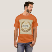 Monogram Mr. & Mrs Laurel Mens Tshirt (Vorne ganz)