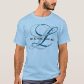 Monogram Mr. & Mrs. Shirt (Vorderseite)
