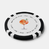Monogram Mr. Spritz Drink Voucher Wedding Pokerchips (Einzeln)