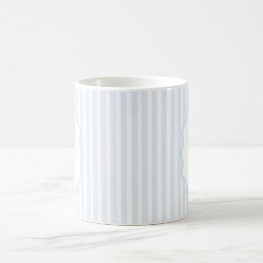 Monogram Mug Letter B, Blue Striped Kaffeetasse (Mittel)