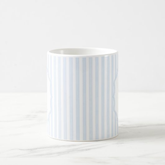 Monogram Mug Letter X, Blue Striped Kaffeetasse (Mittel)