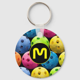 Monogram Multicolor Pickleball Schlüsselanhänger
