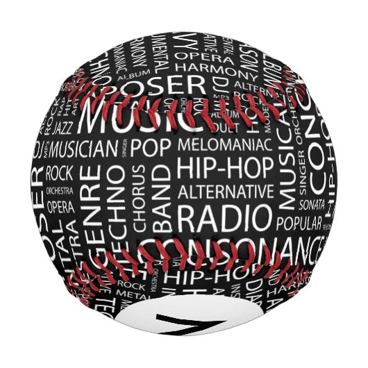 Monogram MUSIC Baseball (Rückseite)