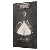 Monogram Mystical Celestial Luna Moth Klemmbrett (Links)