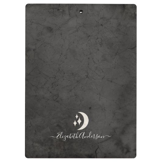 Monogram Mystical Celestial Luna Moth Klemmbrett (Rückseite)