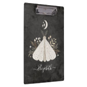 Monogram Mystical Celestial Luna Moth Klemmbrett (Rechts)