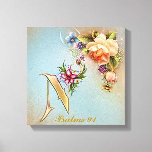 Monogram N Premium Wrapped Canvas (Gloss) Leinwanddruck (Vorderseite)