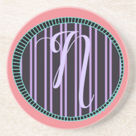 Monogram N Sandstone Untersetzer