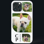 Monogram Name 3 Foto Collage Einfach modern Case-Mate iPhone Hülle<br><div class="desc">Monogram Name 3 Foto Collage Simple Modern Phone Cases enthält eine Collage aus drei Ihrer Lieblings-Fotos mit Ihrem personalisierten Namen und Monogramm in elegantem, schwarzen Drehbuch an der Basis. Personalisieren Sie den Text durch Bearbeiten in den bereitgestellten Textfeldern. Perfekt zum Geburtstag, Weihnachten, Muttertag und vieles mehr. FOTO TIPP: Zentrieren Sie...</div>