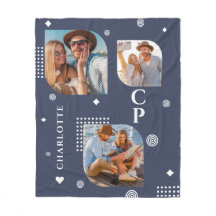 Monogram Name 3 Foto Collage Trendy