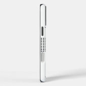 Monogram Name 3 Foto Collage Trendy Modern Case-Mate iPhone Hülle (Rückseite / Rechts)