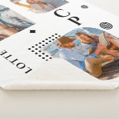 Monogram Name 3 Foto Collage Trendy Sherpadecke (3/4)