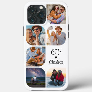 Monogram Name 6 Foto Modern Trendly Simple Case-Mate iPhone Hülle