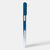 Monogram Name Blue Ombre Tropical Seepferd Case-Mate iPhone Hülle (Rückseite / Rechts)