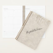 Monogram Name Champagne Driving Glitzer Trendy Planer (Anzeige)