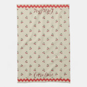 Monogram Name Cheres Handtuch (Vertikal)