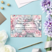 Monogram name Christmas tree ornaments watercolor  Acryleinladungen (In Situ (Hochzeit))