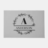 Monogram, Name der Krautfamilie Fußmatte (Vorderseite)