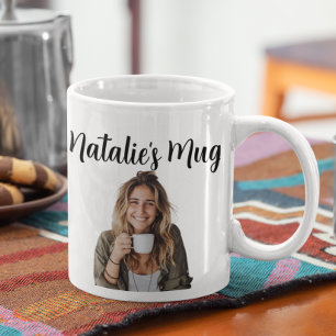 Monogram Name Foto-Geschenk Kaffeetasse